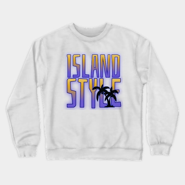 Island t-shirt designs Crewneck Sweatshirt by Coreoceanart